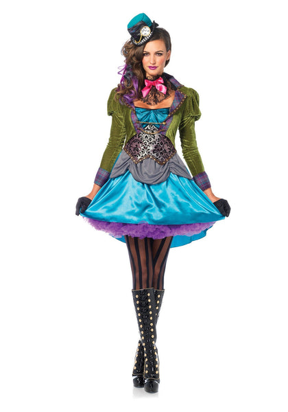 Costumes Women - Mad Hatter Deluxe Women's Costume For Sale