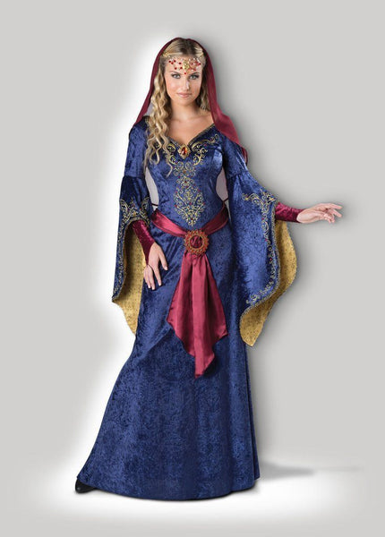 Maid Marian Medieval Fair and Banquet Hire Costume Gown 