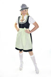  Oktoberfest Traditional German Beer Girl Costume Rustic Dirndl