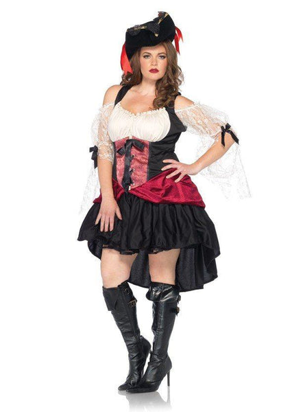 Costumes Women - Pirate Wench Wicked Wench Plus Size Womens Costume