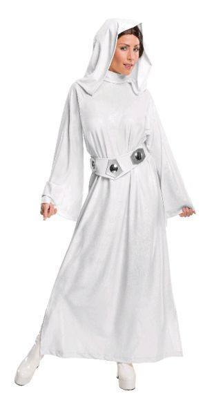 Costumes Women - Princess Leia Deluxe Adult Costume For Hire