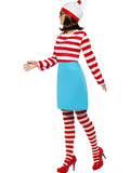 Where's Wally Wenda Adult Costume Wheres Waldo Book Week Fancy Dress Outfit profile