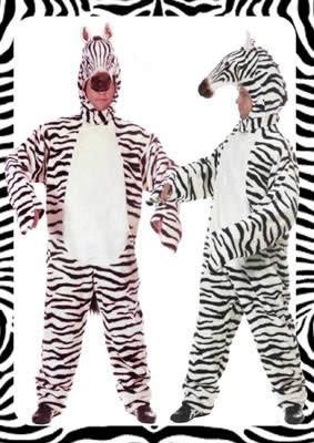 Zebra Hire Costume