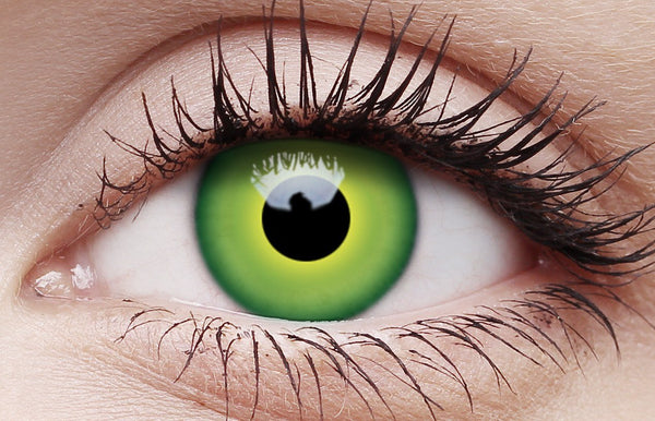  Coloured Halloween Contact Lenses Hulk Green
