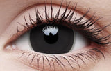 Black Out Titan Halloween Contact Lenses Multi Use Large Contacts