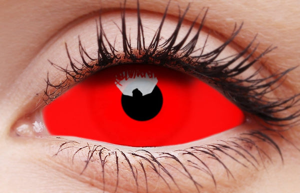 Full Eye Red  Sclera Cyclops Contact Lenses