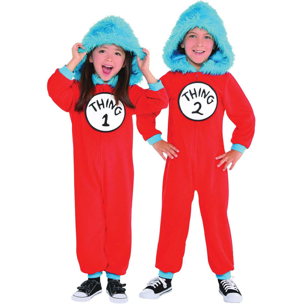 Dr Seuss Thing 1 and Thing 2 Children's Costume