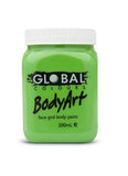 Light Green Body and Face Paint 200ml