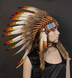 General - Indian Headdress Flame Tip Feather