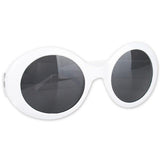 60s Jackie O Sunglasses White