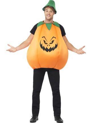 Halloween - Pumpkin Padded Adult Pumpkin Costume