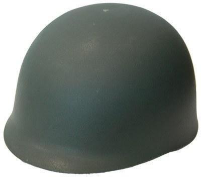 Plastic army soldier helmet for fancy dress