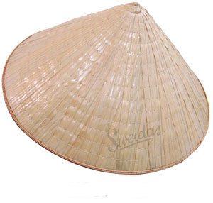 Asian conical straw hat