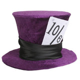 purple mini mad hatter hat for costume fancy dress parties