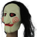 Saw Jigsaw Puppet Mask Latex Halloween Horror Costume Fancy Dress Masquerade