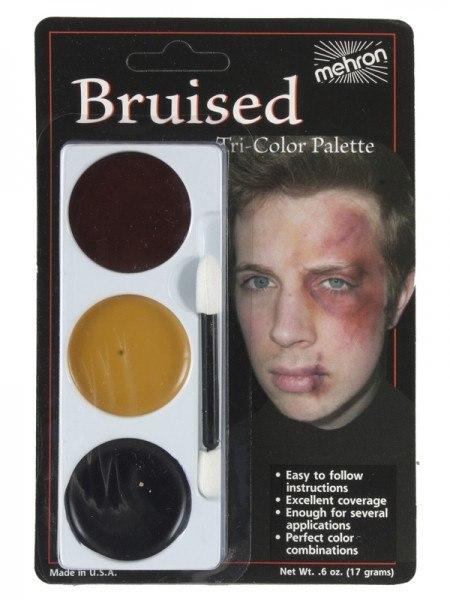 Tri-Colour Palette Mehron Bruised