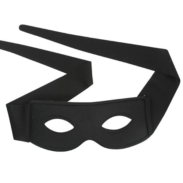 Black Tie Up Zorro Eye Mask Hero Masquerade