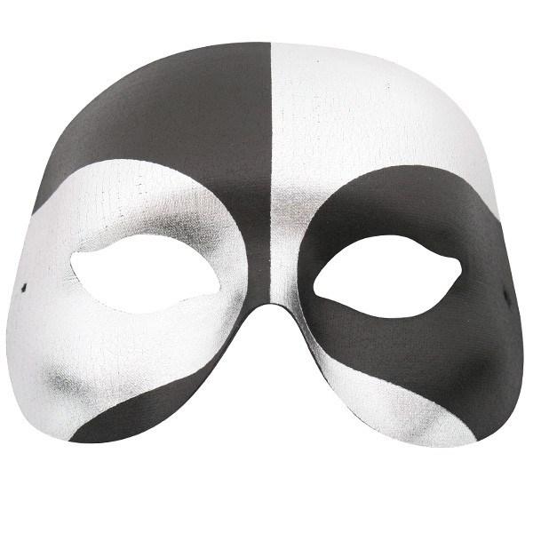 Masquerade Black And Silver Voodoo Mask