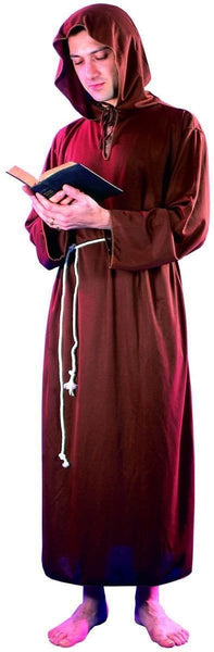 Monk Mens Medieval Robe Costume