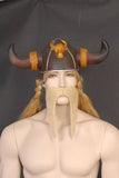 Blonde Fake Viking Costume Moustache