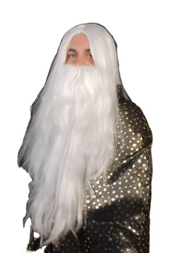 costume beards - Wizard Wig and Beard Set