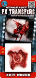 Special Effects Exit Wound 3D FX Transfers