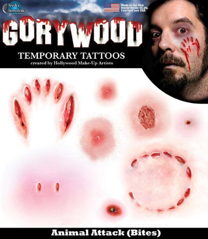 Temporary Trauma Tattoos Halloween Horror Makeup