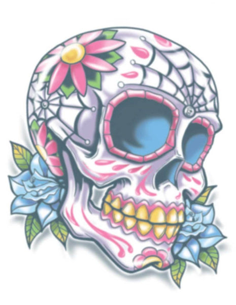 Tattoos - Day Of The Dead - Calaveras - Temporary Tattoo
