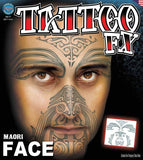 Tattoos - Face - Maori (New Zealand) - Temporary Tattoo