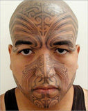 Tattoos - Face - Maori (New Zealand) - Temporary Tattoo