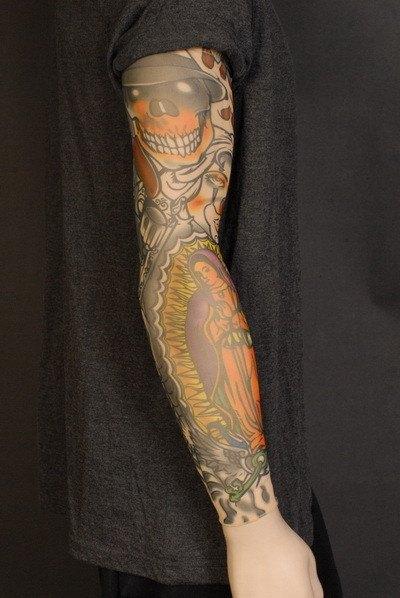 Tattoos - Tattoo Sleeve Lady Of Guadalupe