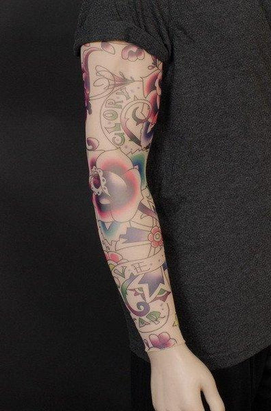 Tattoos - Tattoo Sleeve Rose