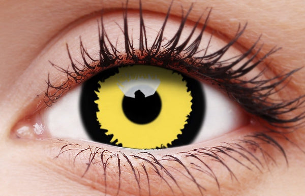 Black & Yellow Contact Lenses Tigera 