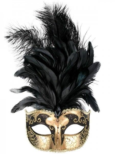 Masquerade Masks - Mask Sienna Black And Gold