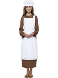 Historical Victorian Colonial Girls Apron Mop Cap Costume Kit 