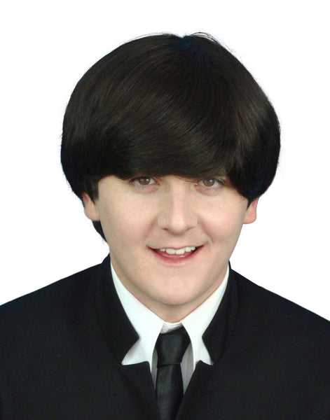 1960's 60's wigs - Men's Mop-Top Wig Dark Brown Mop-Top
