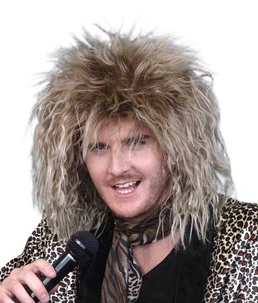 1980's Rock Star Costume Mullet Wig