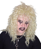 Blonde 1980's Rockstar Mullet Costume Wig