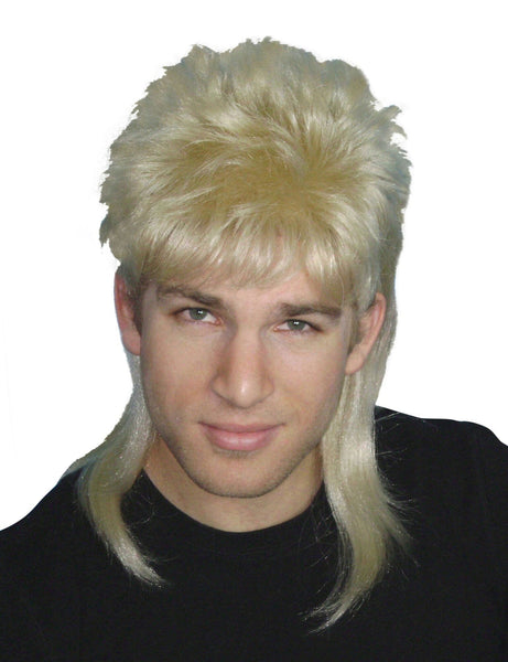 80s Blonde Mullet Wig