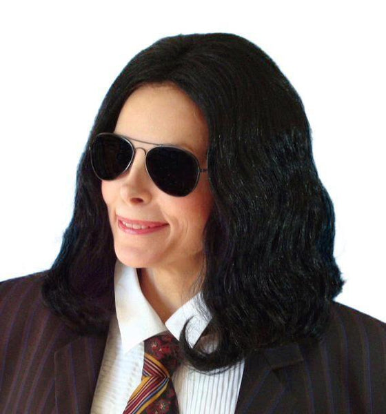 Michael Jackson Wig & Pulp Fiction Costume Accessory