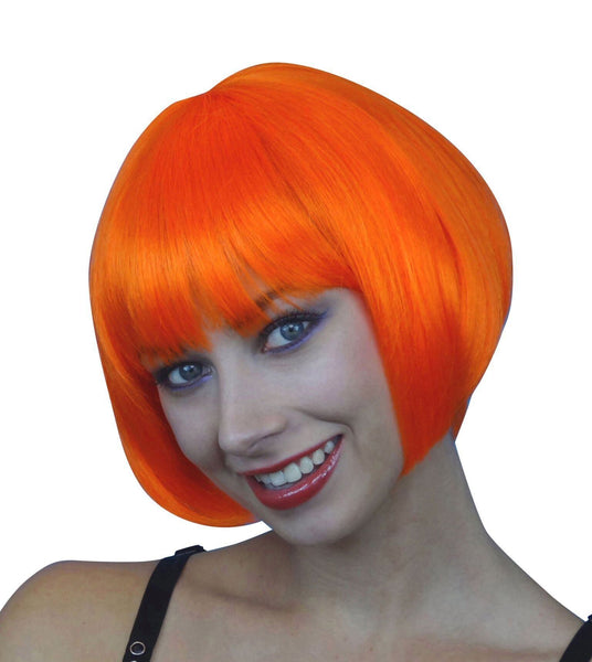 Orange Bob Costume Wig