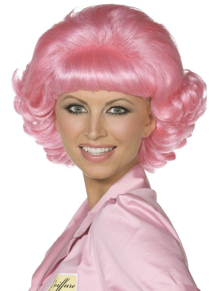 Pink Grease Frenchy Costume Wig