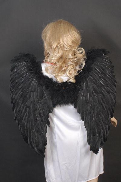 Wings - Angel Feather Wings Black