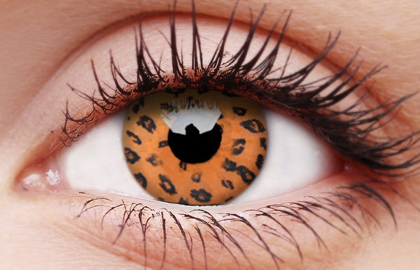 Contact Lenses Yellow Leopard